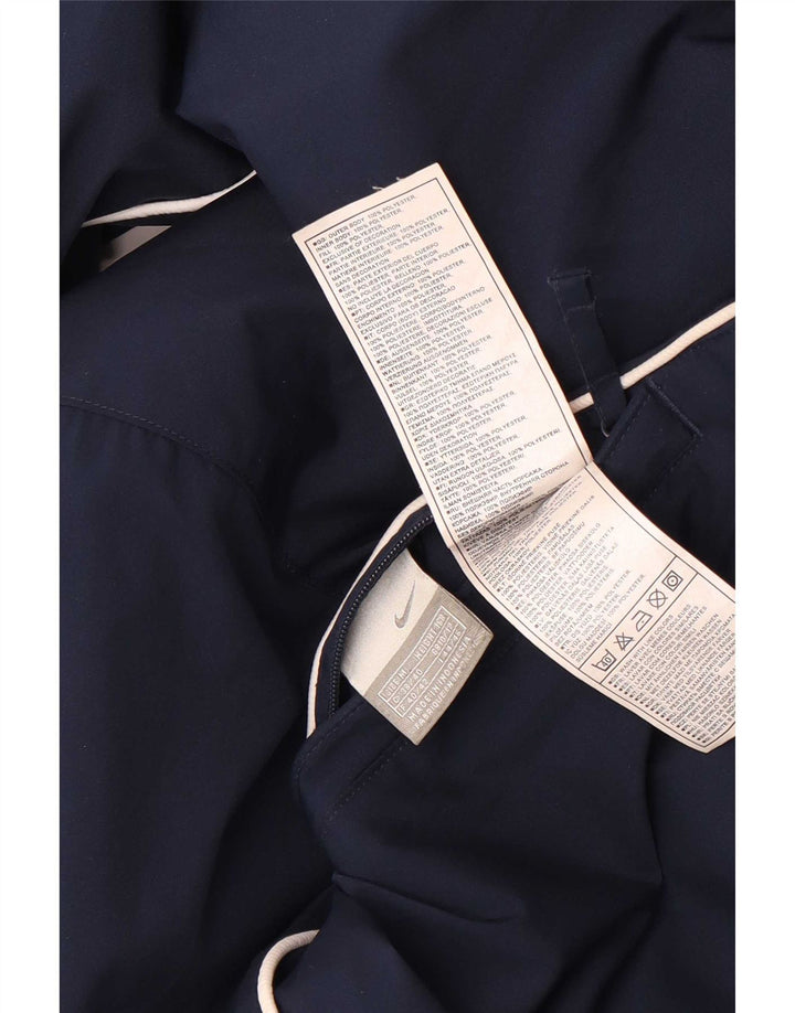 Nike Veste réversible à capuche pour femme UK 10/12 Bleu marine moyen Colourblock