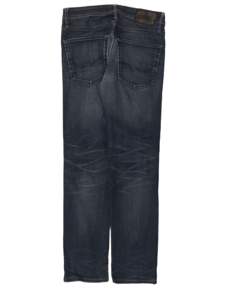 Jack & Jones Jean Droit Homme W32 L32 Bleu Coton