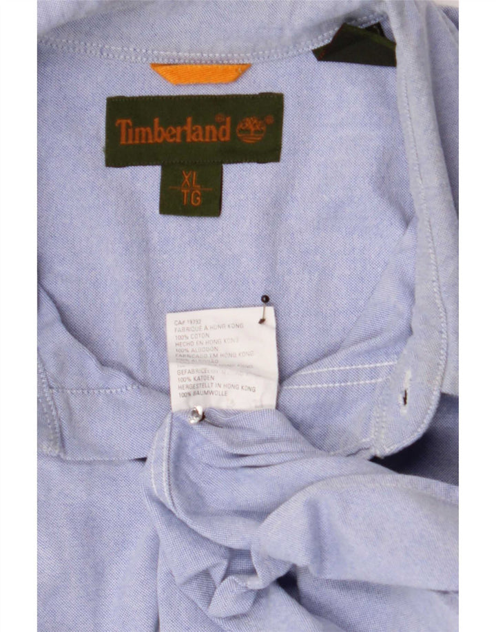 Timberland Chemise Homme XL Bleu Coton
