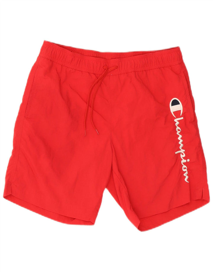 Champion Short de Bain Graphique Homme Petit Rouge Polyester