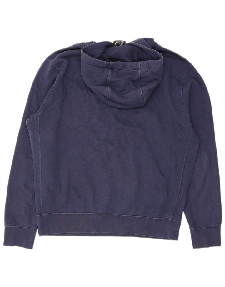 Nike Pull à capuche graphique en coton bleu marine moyen pour homme
