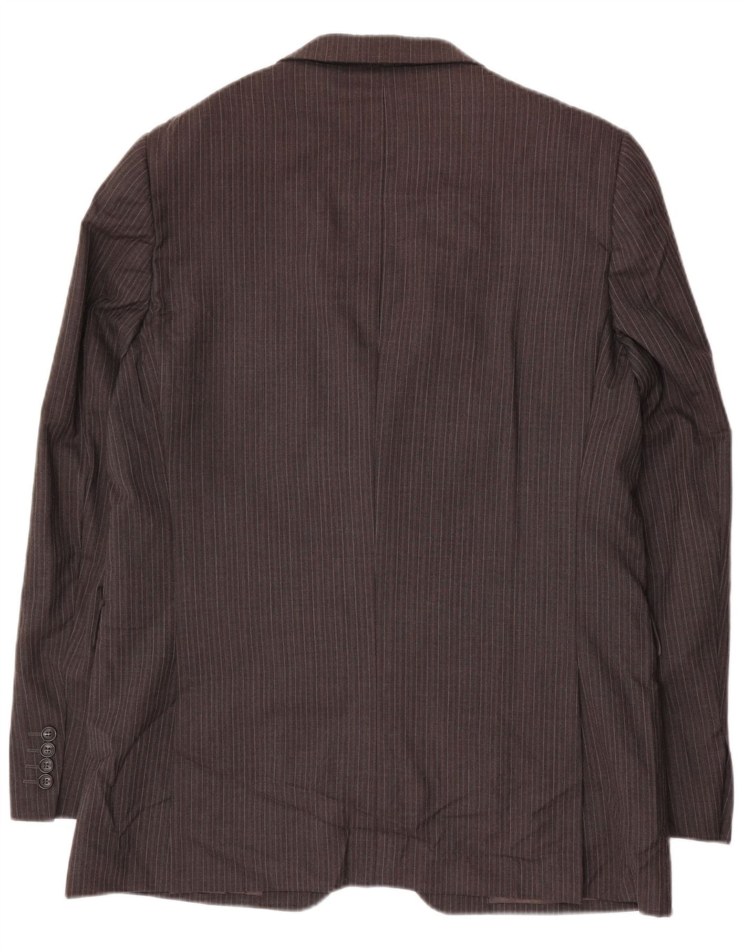 Jaeger Veste blazer à 2 boutons pour homme UK 42 XL en laine à fines rayures grises