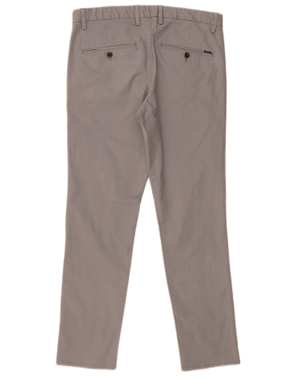 GANT Pantalon Chino Slim Hallden Homme W32 L30 Gris Coton