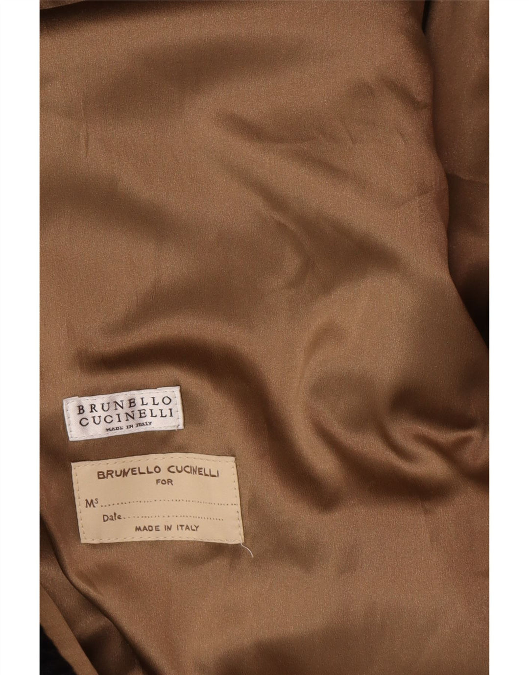 BRUNELLO CUCINELLI Manteau croisé femme EU 40 Petit Noir Classique