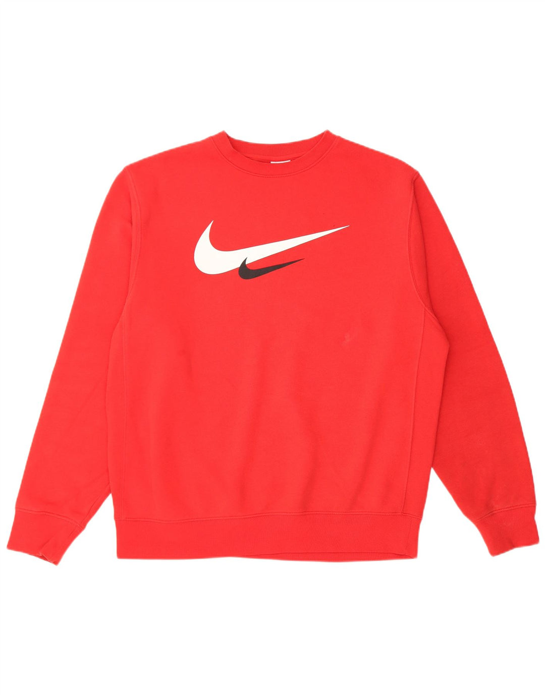 Nike Sweat-shirt graphique en coton rouge moyen pour homme