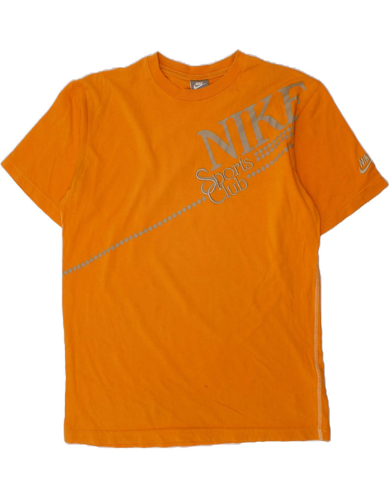 NIKE Boys Graphic T-Shirt Top 13-14 Years XL Orange Cotton Vintage Nike and Second-Hand Nike from Messina Hembry 