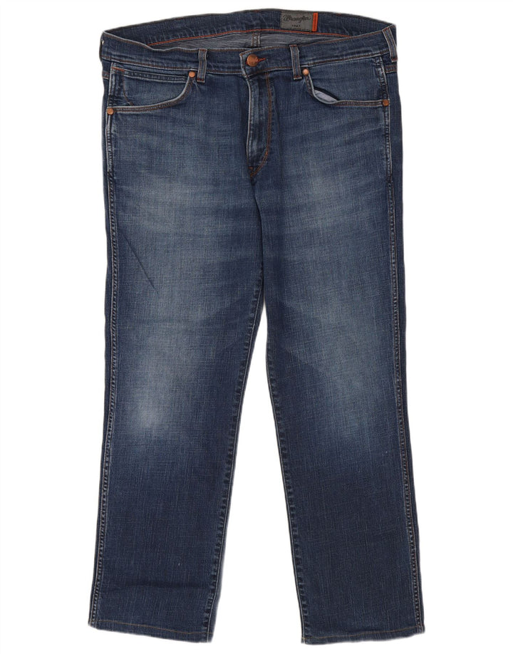 Wrangler Jean droit homme W38 L29 bleu marine
