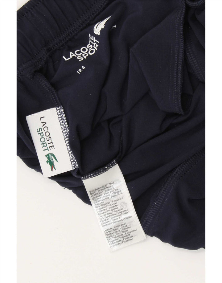 Lacoste Short de sport graphique pour homme Taille 4 Polyester bleu marine moyen