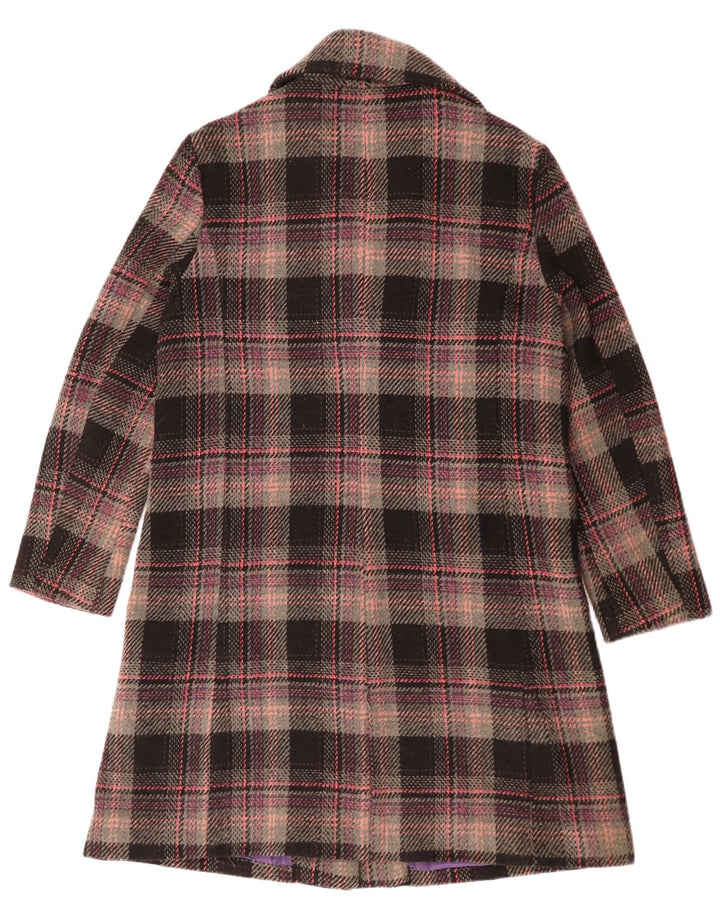 Paco Femme Pardessus UK 18 XL Multicolore Plaid Polyester