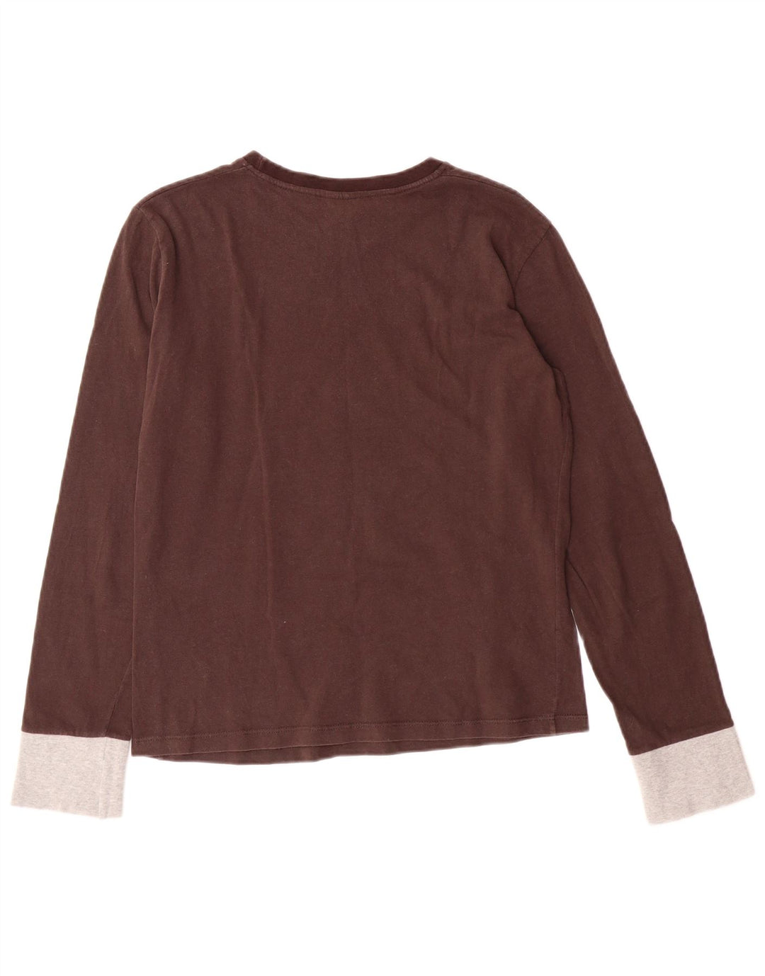 CONVERSE Haut graphique à manches longues pour fille 13-14 ans Large Marron Coton