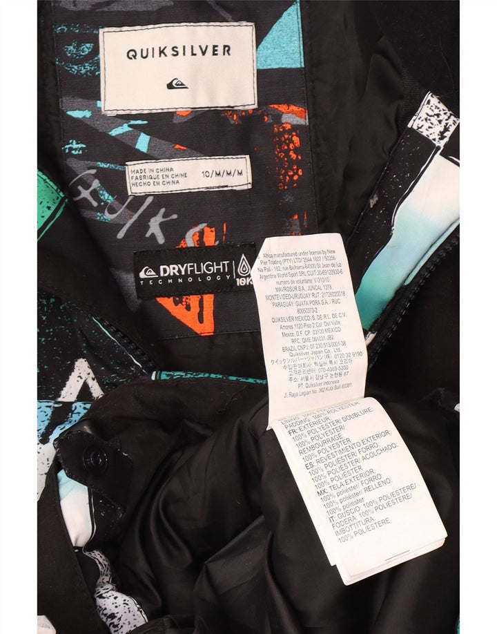 Quiksilver Veste Coupe-Vent Graphique Garçon 9-10 Ans Moyen Multicolore