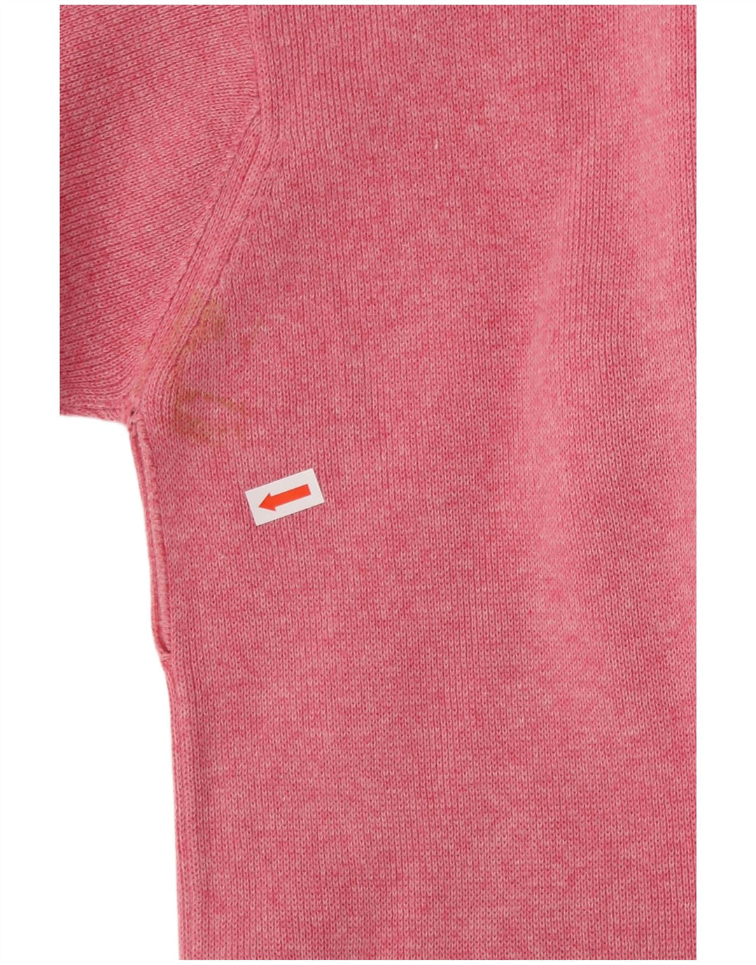 GANT Pull col V pour homme XL en coton moucheté rose