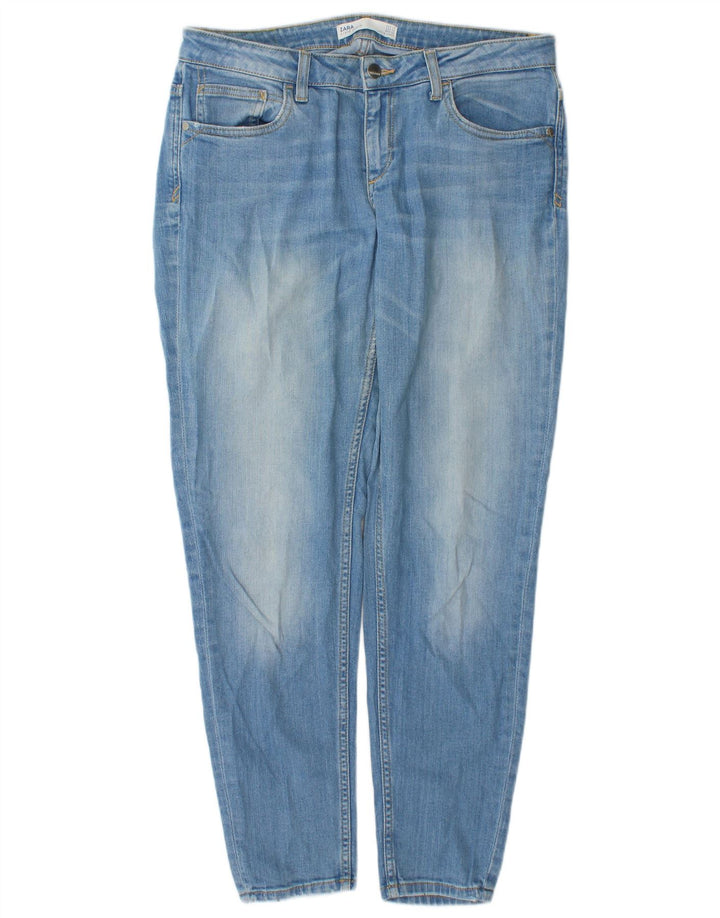 Zara Jean Slim Femme EU 40 Moyen W30 L29 Bleu Coton