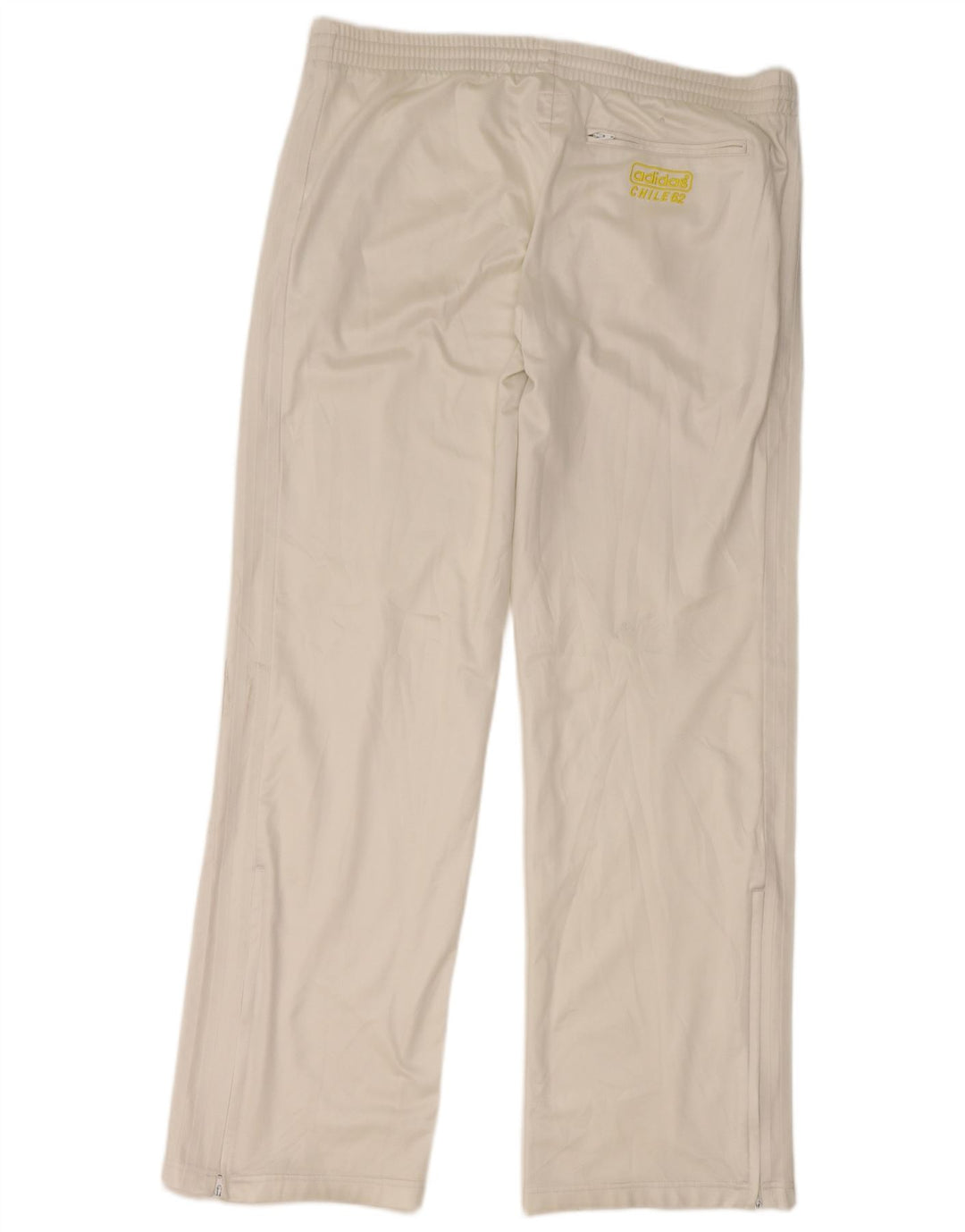 ADIDAS Pantalon de survêtement homme blanc moyen polyester