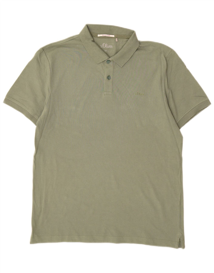 S.Oliver Polo Homme Grand Vert Coton