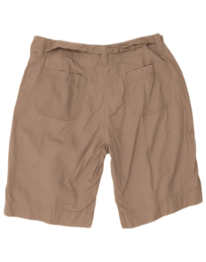 Marks & Spencer Short décontracté pour femme UK 12 Medium W30 Gris Coton
