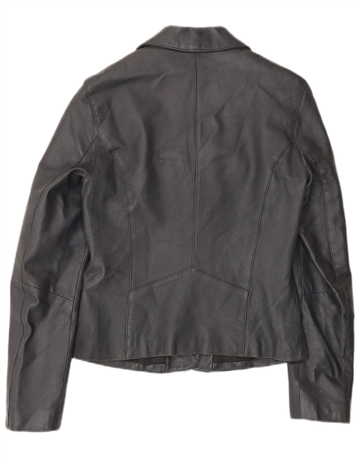 Naf Naf Veste Blazer 3 Boutons Femme EU 38 Bleu Marine Moyen
