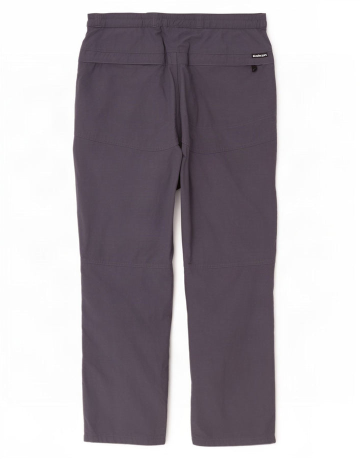 Rohan Femme Pantalon Droit Décontracté Moyen W30 L29 Gris Polyamide