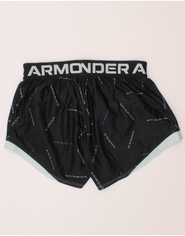 Under Armour Short de Sport Graphique Fille 9-10 Ans Noir Moyen