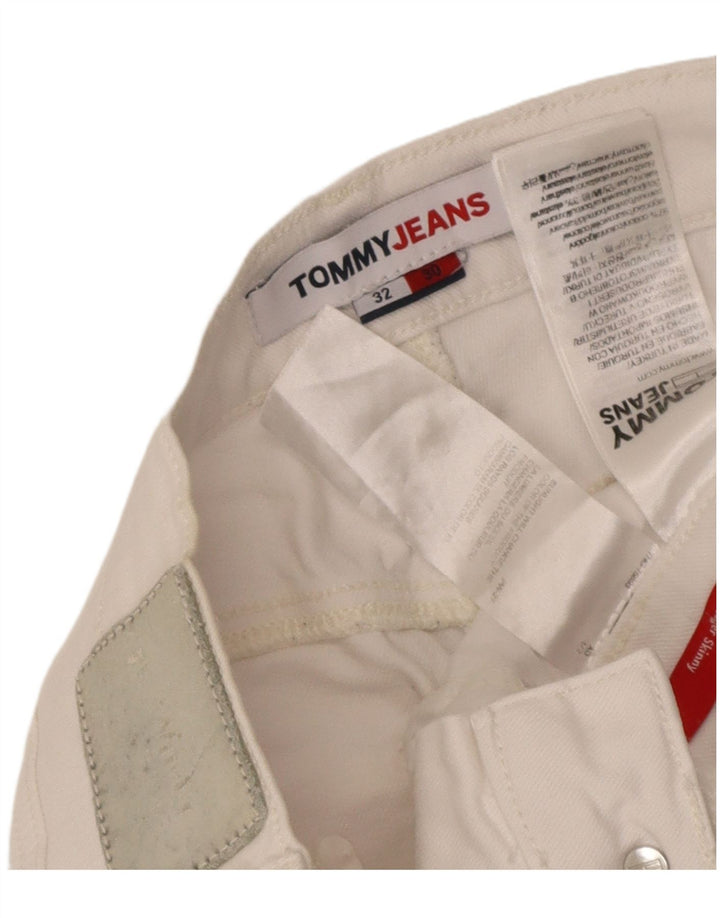 Tommy Hilfiger Jean Slim Femme W32 L30 Coton Blanc