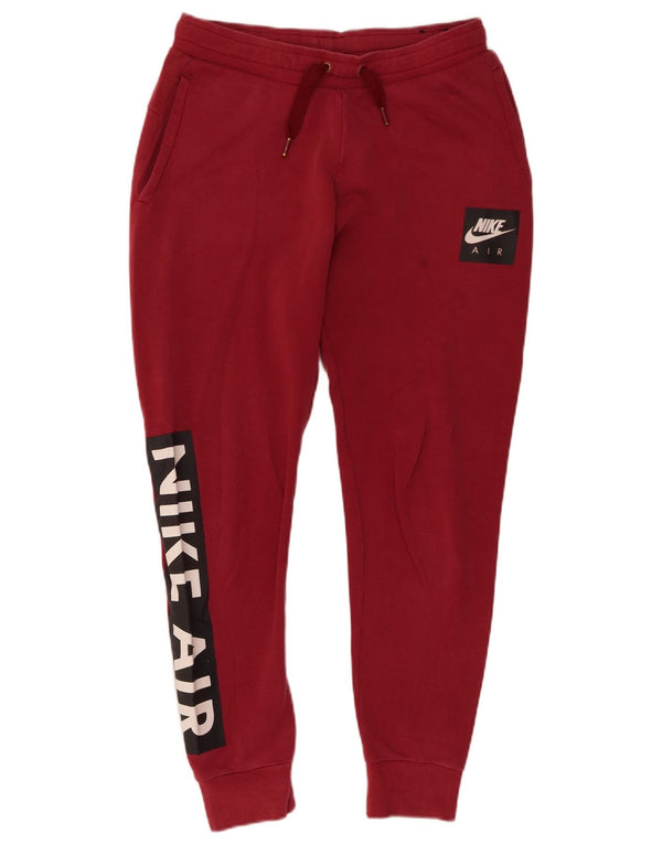 Nike Pantalon de survêtement graphique pour homme Taille S Bordeaux Colorblock
