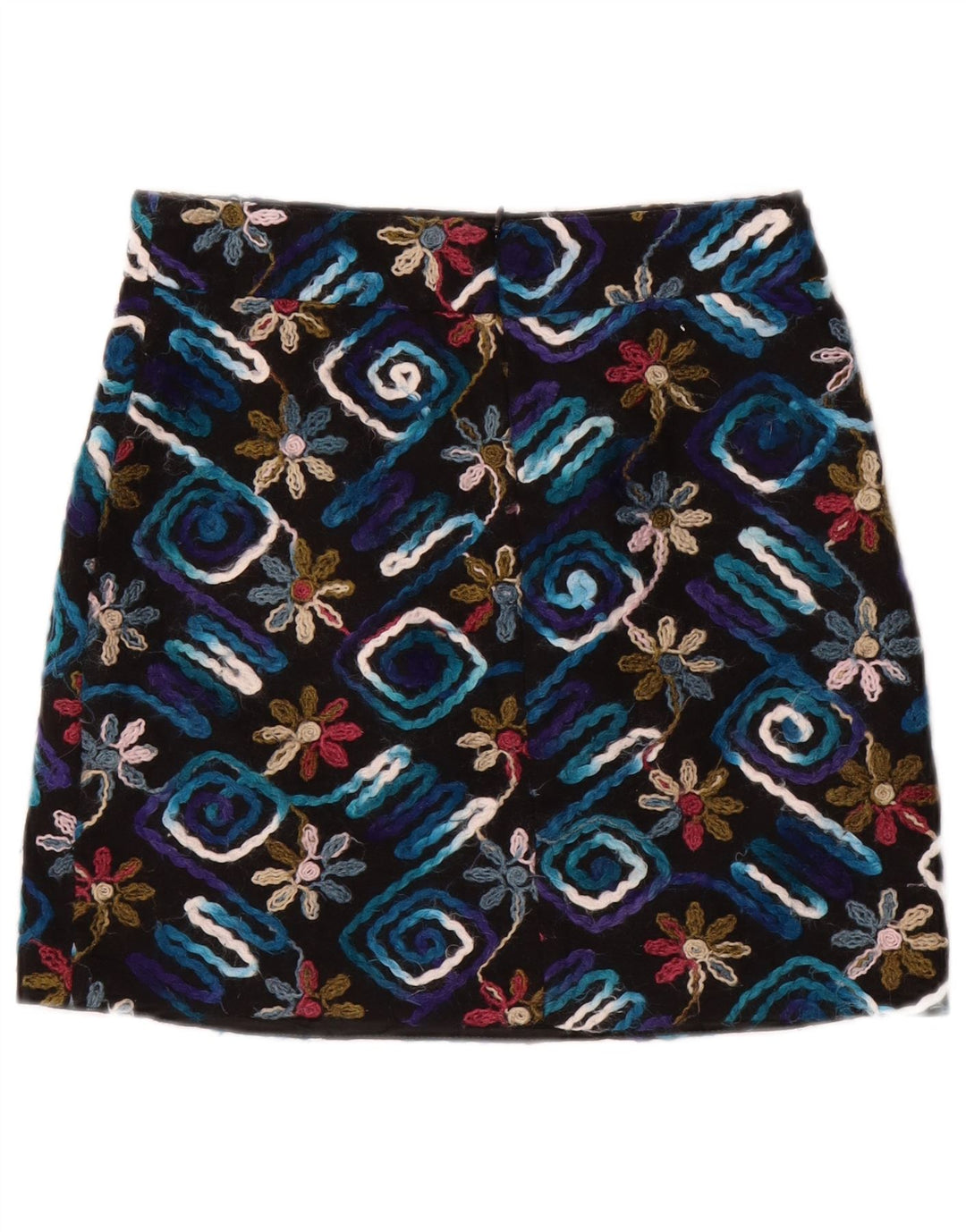 Zara Femme Mini Jupe Petit W26 Noir Floral
