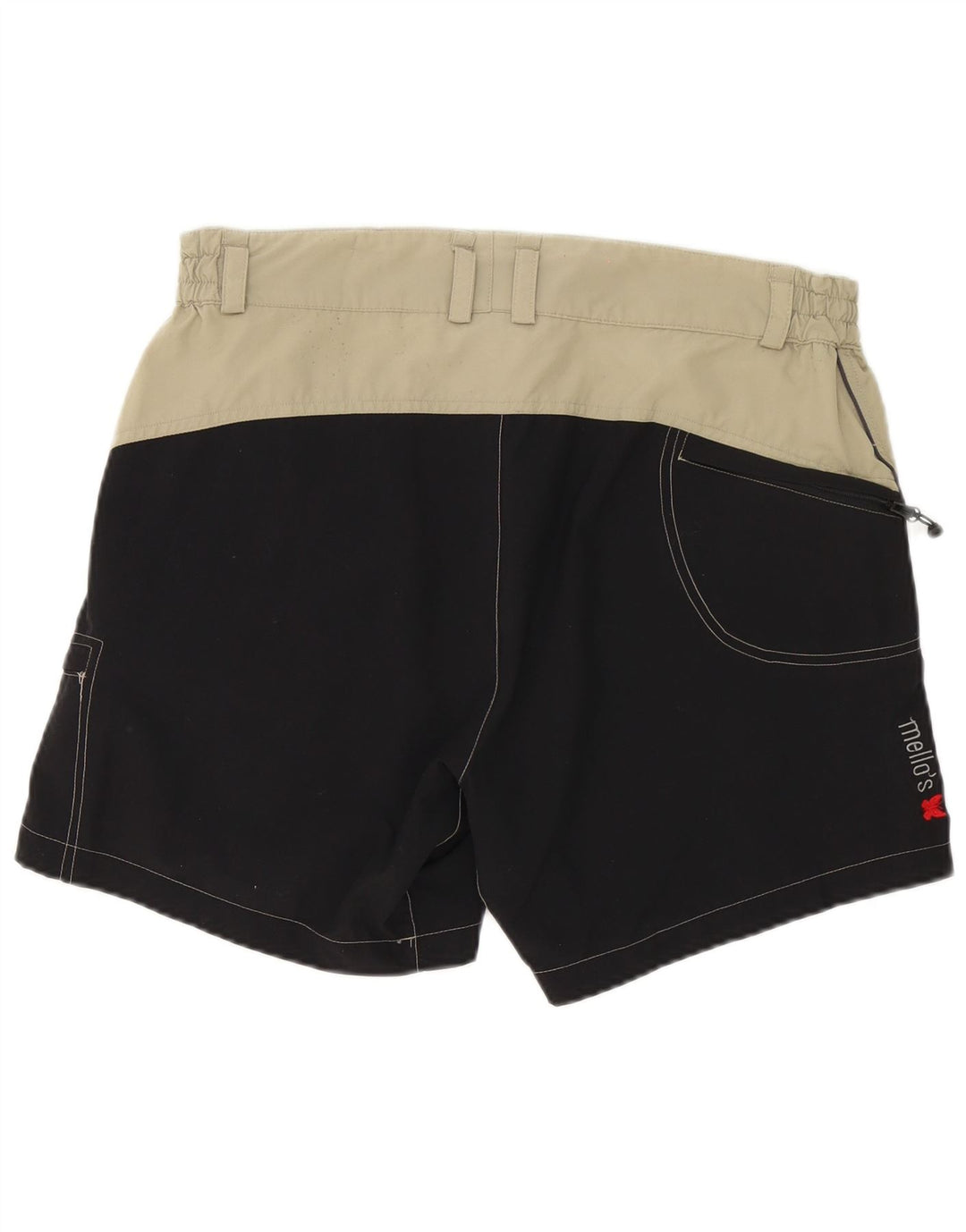 Mello's Short Cargo W32 Homme Beige Moyen Colorblock Polyamide