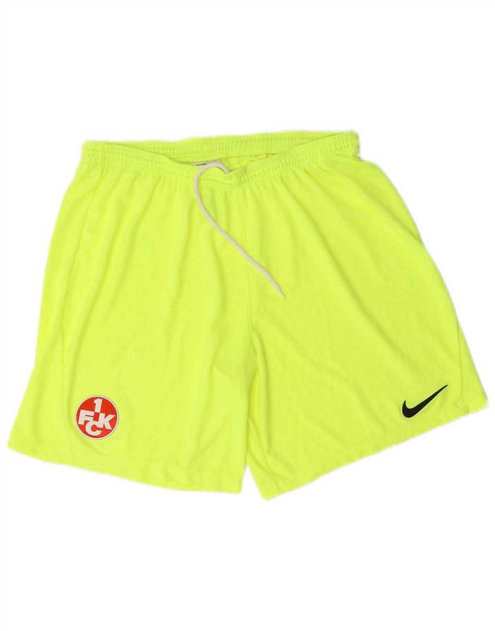 Nike Short de sport graphique pour homme XL Jaune Polyester