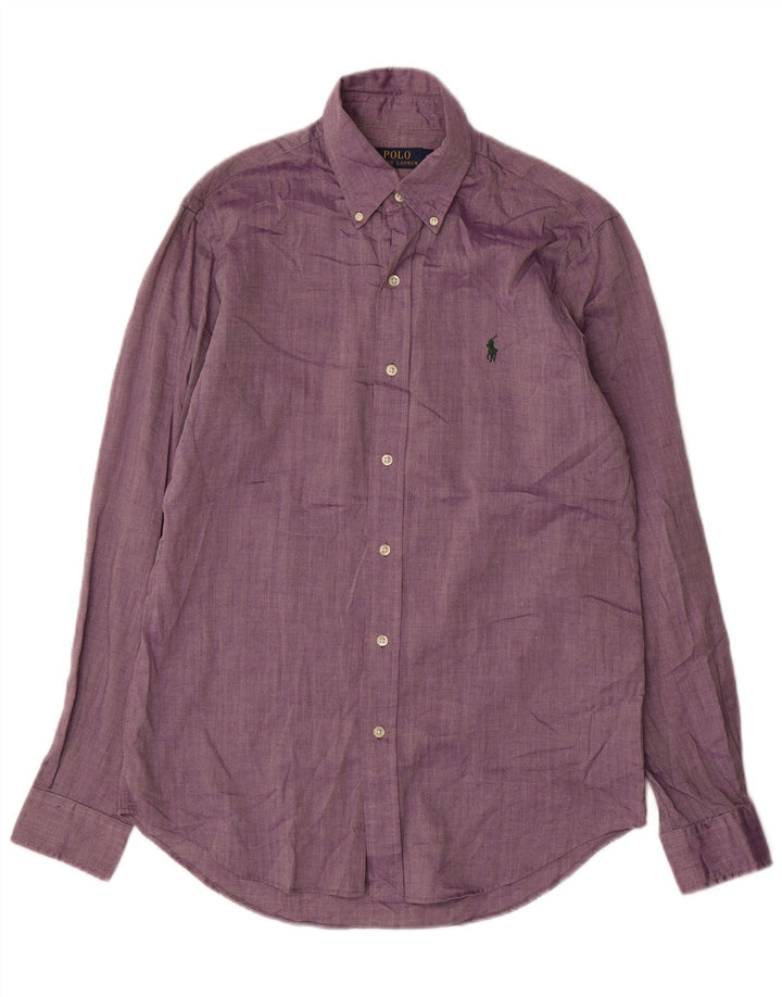 POLO RALPH LAUREN Chemise Homme Petit Violet Chevrons Coton