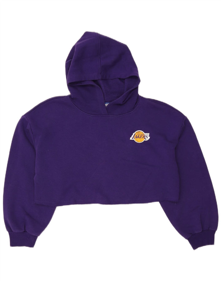 NBA Femmes Los Angeles Lakers Sweat à capuche surdimensionné UK 16 Grand Violet