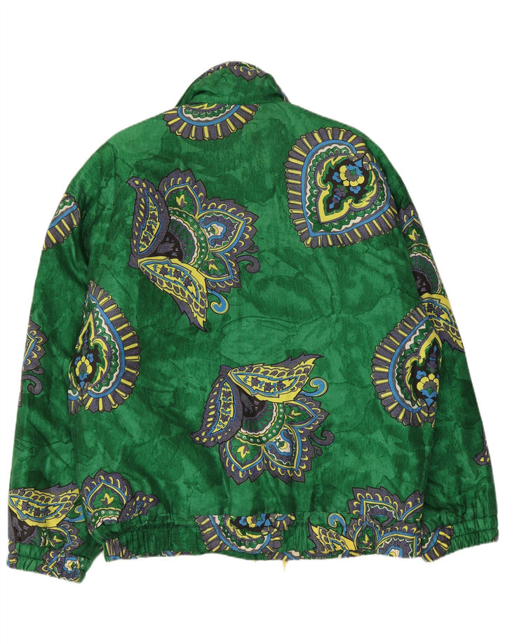 HEAD Veste Anorak Graphique pour Hommes UK 40 Grand Paisley Vert
