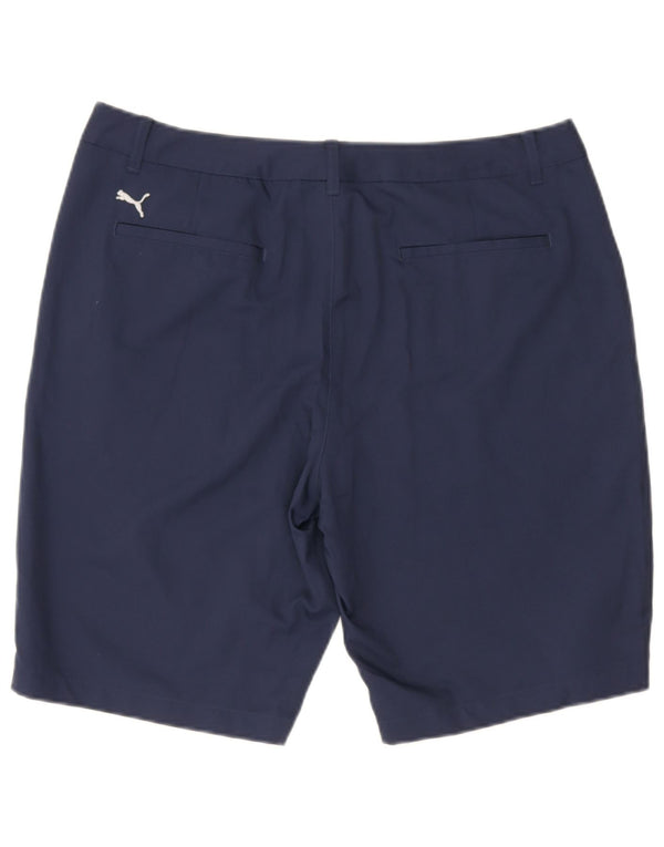 Puma Short Chino Homme W36 Large Bleu Marine Polyester