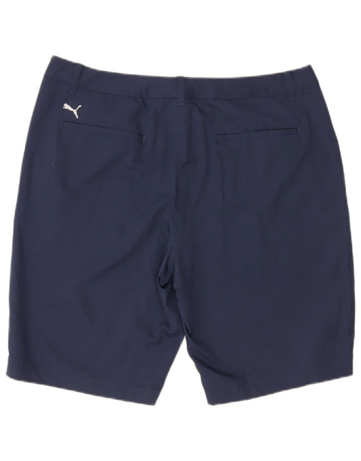 Puma Short Chino Homme W36 Large Bleu Marine Polyester