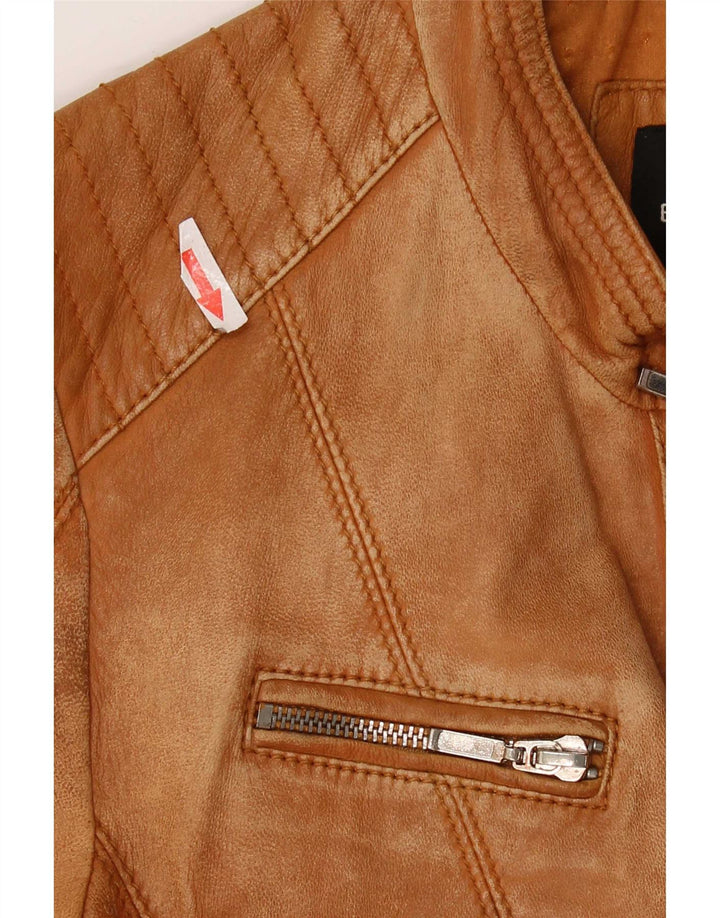 Veste en cuir femme Bonita IT 40 petit marron