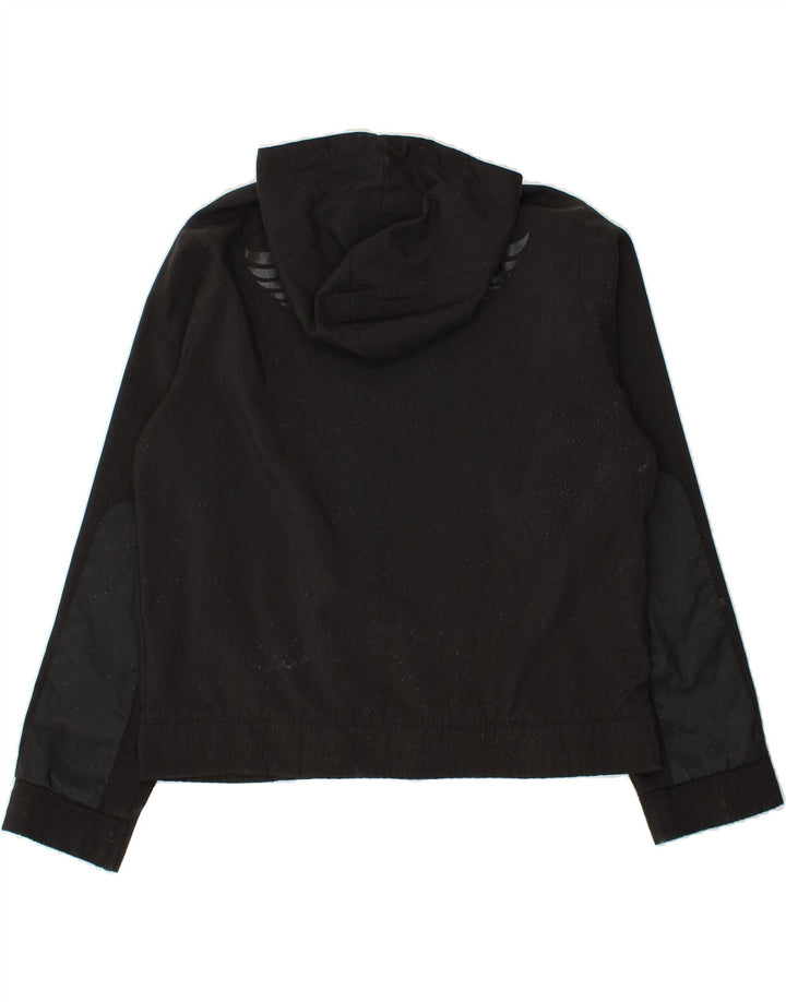 PUMA Mens Hooded Windbreaker Jacket UK 40 Large Black Vintage Puma and Second-Hand Puma from Messina Hembry 