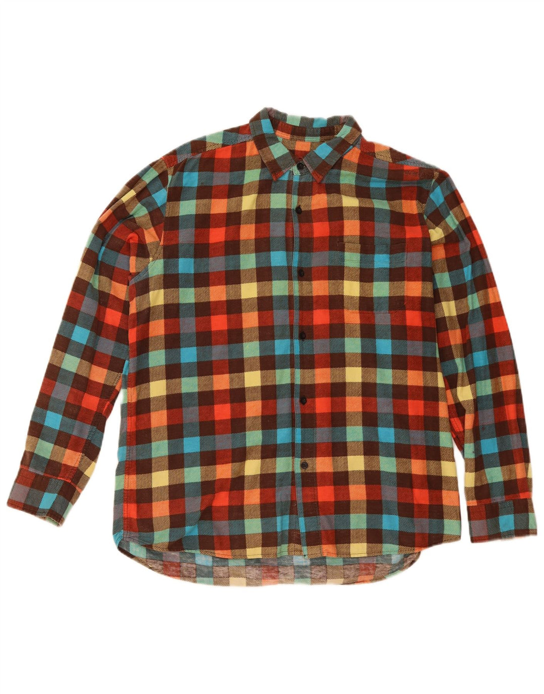 Quiksilver Chemise en Flanelle Homme Medium Carreaux Multicolores
