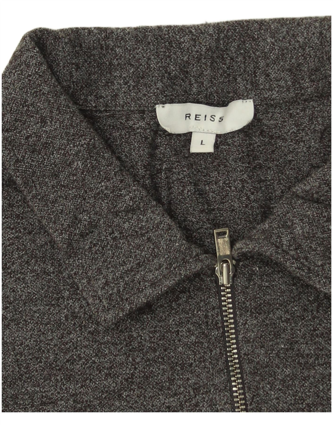Reiss Polo Homme Large Gris Moucheté Coton