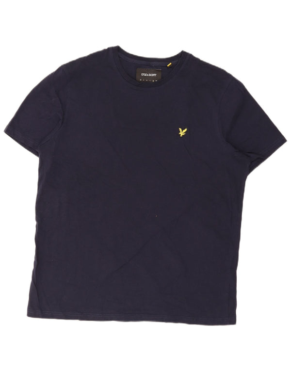 Lyle & Scott T-Shirt Homme Top XL Bleu Marine Coton
