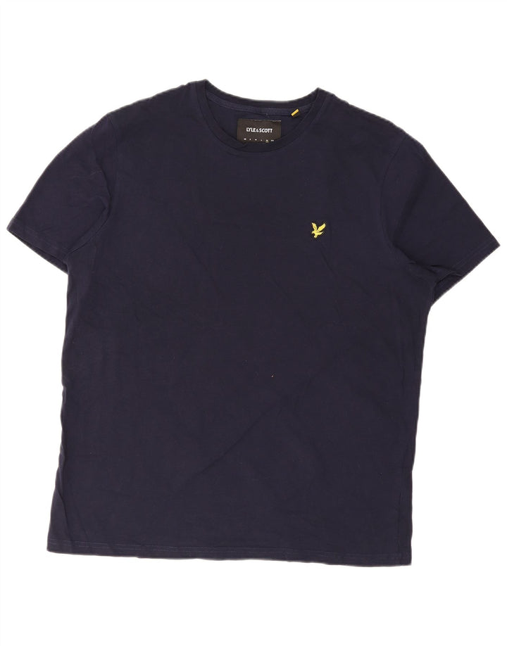 Lyle & Scott T-Shirt Homme Top XL Bleu Marine Coton