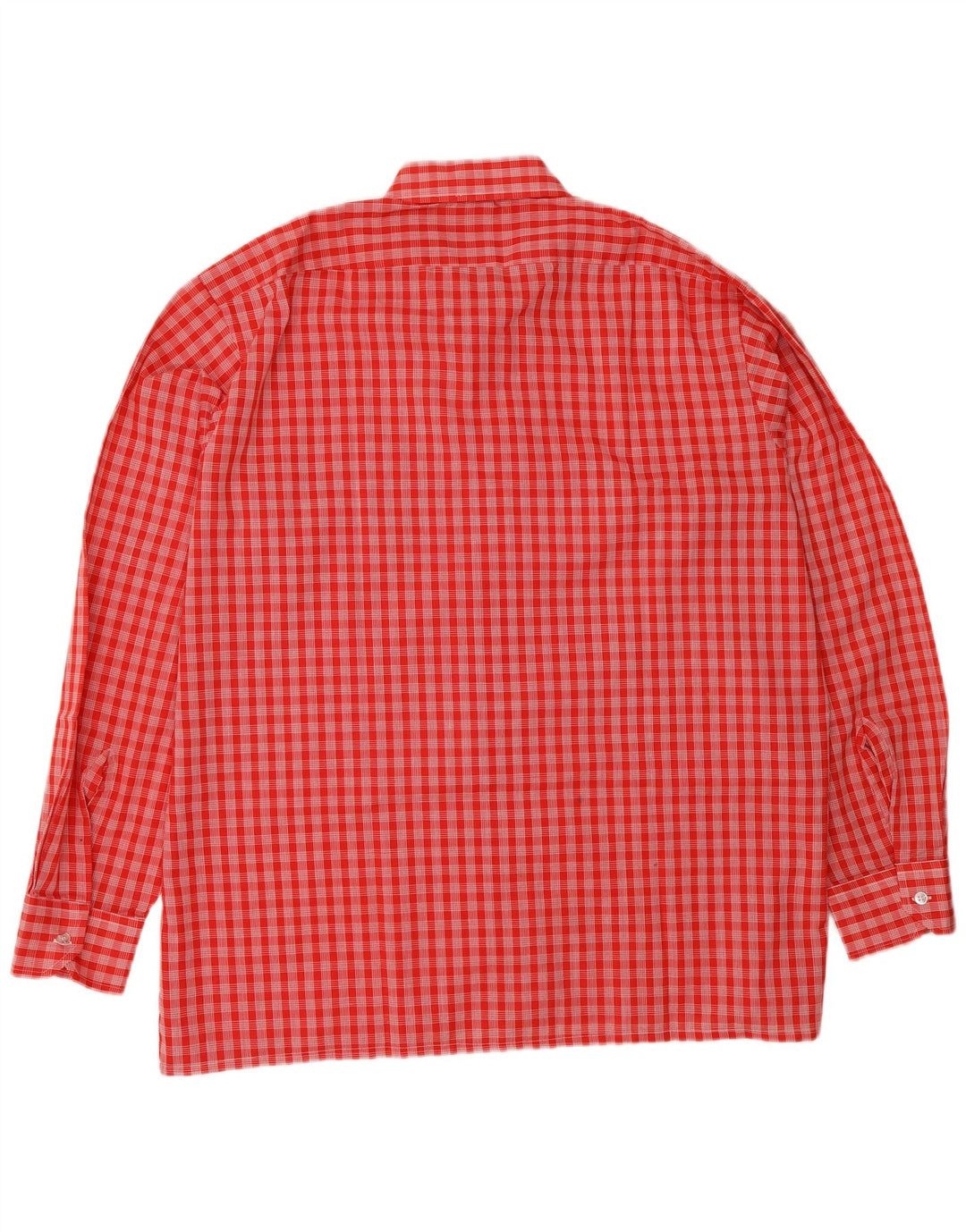 Chemise homme vintage XL Rouge Check Polyester