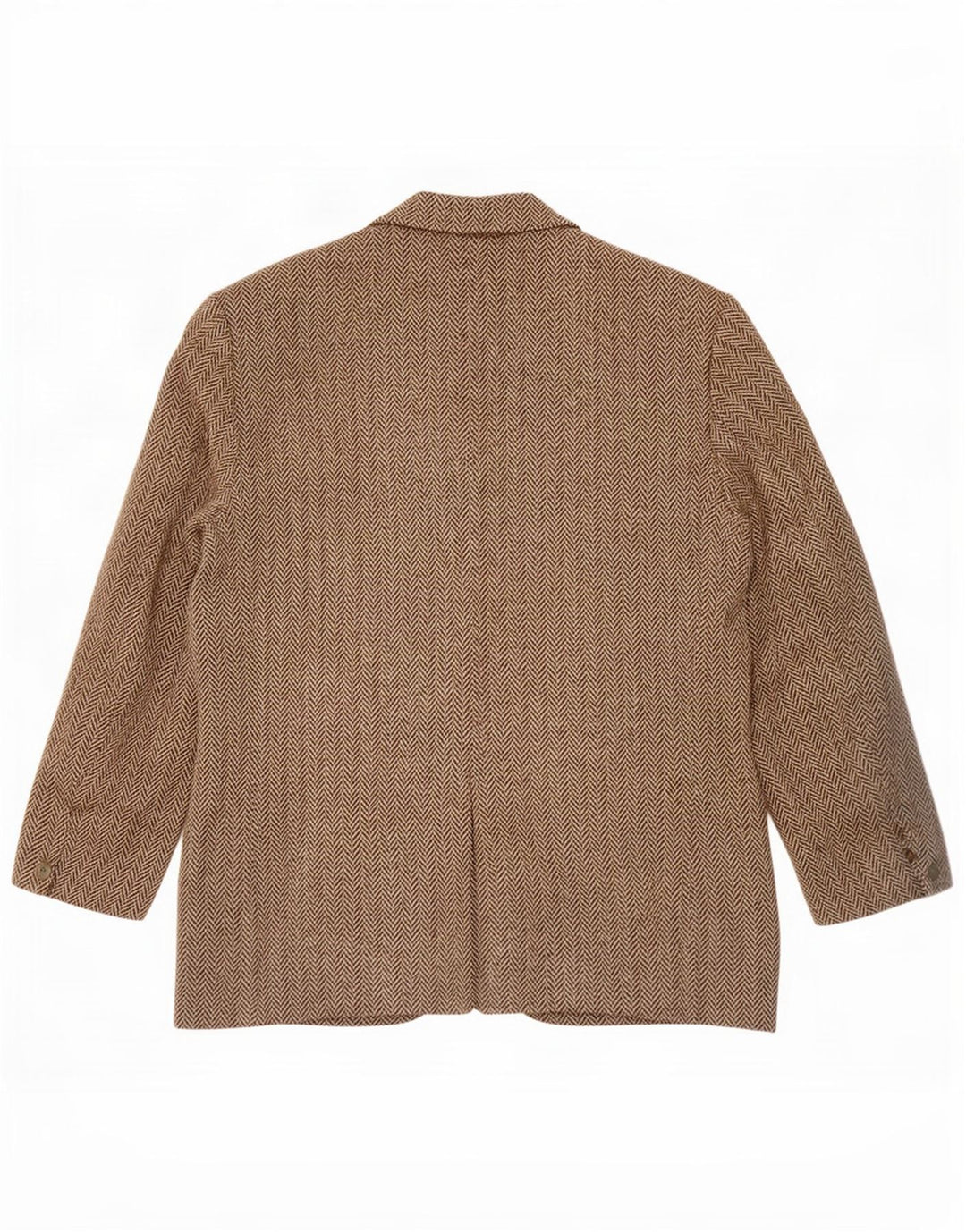 Harris Tweed Veste blazer à 3 boutons pour homme UK 38 Gris moyen à chevrons