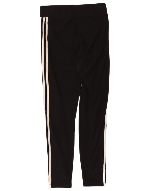 Adidas Leggings Femme UK 12 Coton Noir Moyen