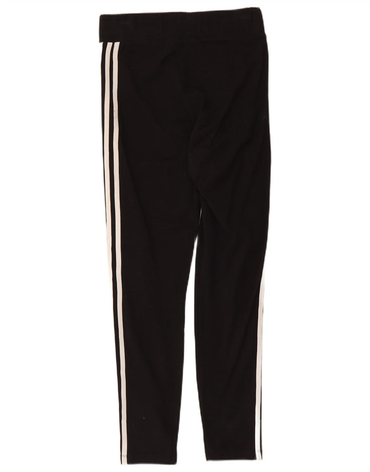 Adidas Leggings Femme UK 12 Coton Noir Moyen