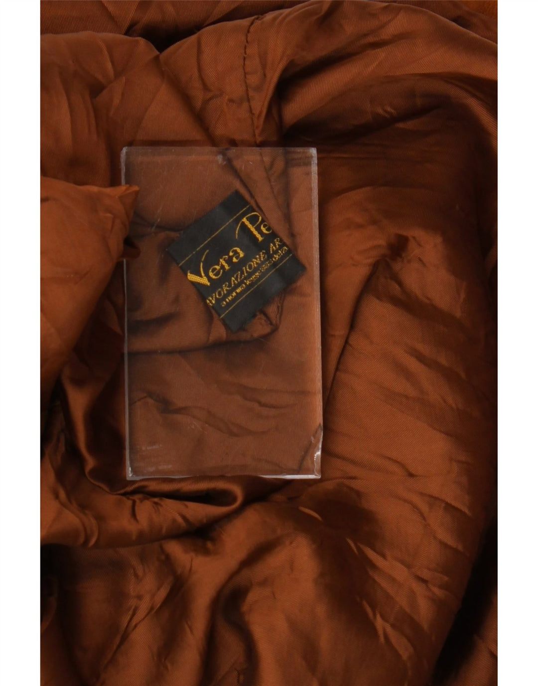 LAVORAZIONE ARTIGIANA Veste en Daim Homme UK 42 XL Cuir Marron