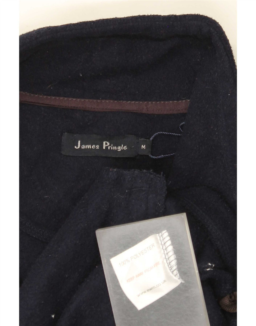James Pringle Gilet polaire pour homme UK 38 Bleu marine moyen Polyester