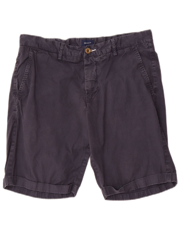 Gant Short Chino Homme W32 Bleu Marine Moyen Coton