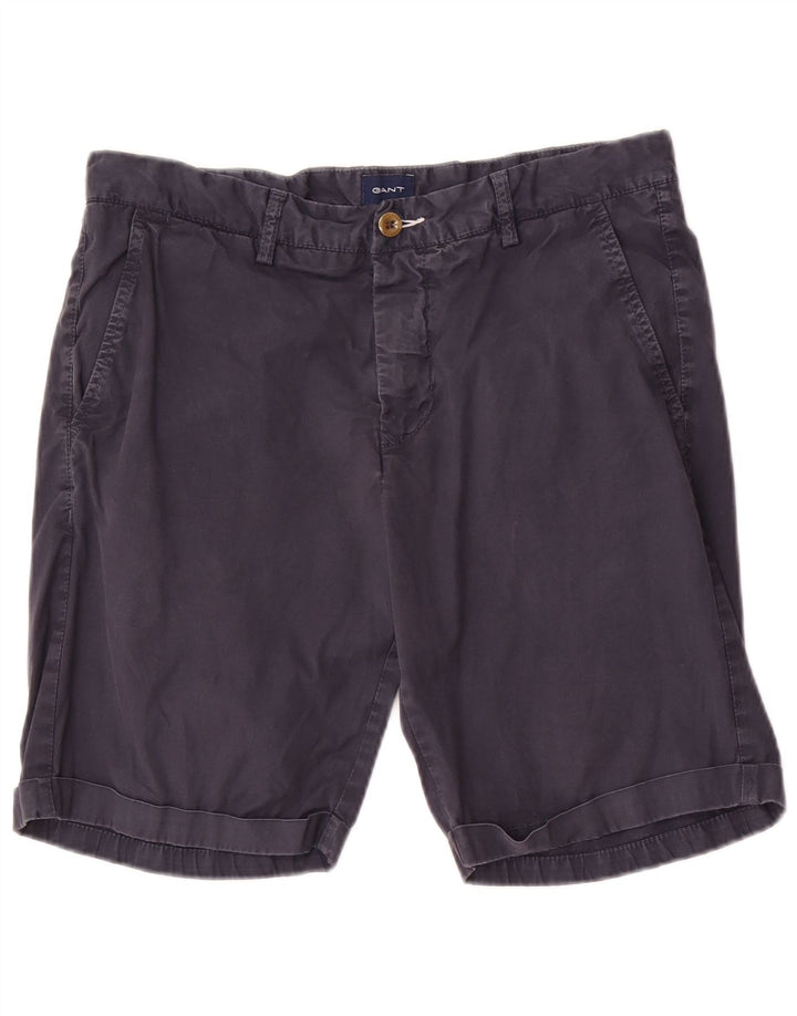 Gant Short Chino Homme W32 Bleu Marine Moyen Coton