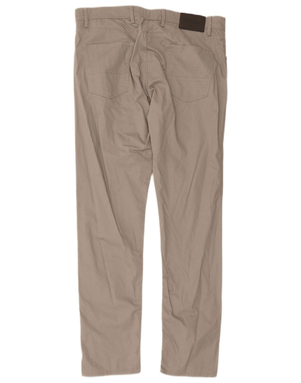 Massimo Dutti Pantalon décontracté pour homme EU 44 Large W34 L30 Gris Géométrique