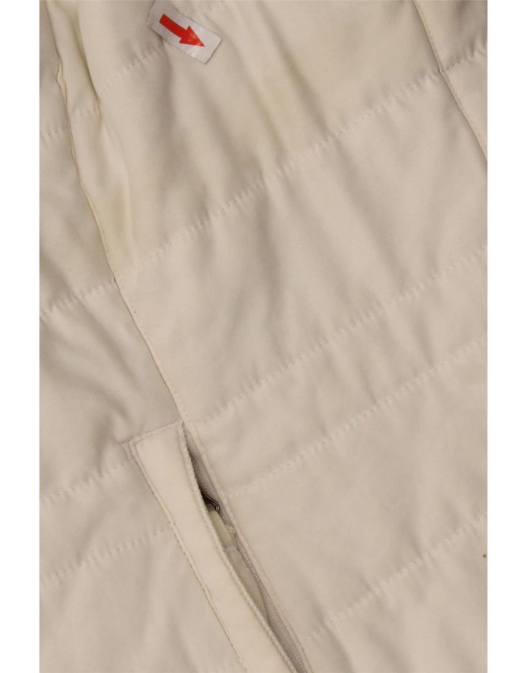 WEIRD FISH Gilet rembourré pour femme UK 14 Grand Blanc Polyester