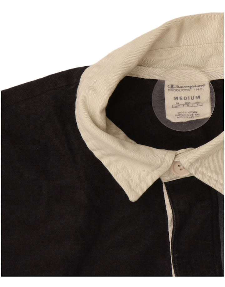 Champion Polo de Rugby à Manches Longues Homme Gris Moyen Colorblock